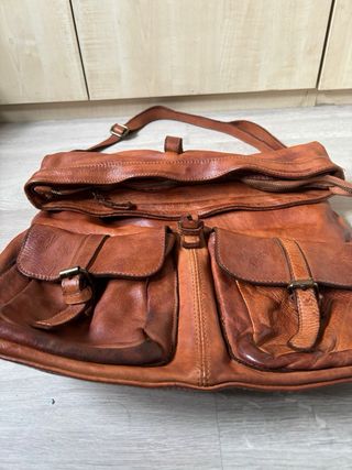 Bolso Piel Convertible Mochila Unisex