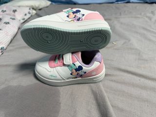 Zapatillas de Niña Minnie Mouse Rosa y Blanco no25