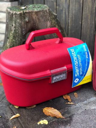 Set valigie Samsonite rosse