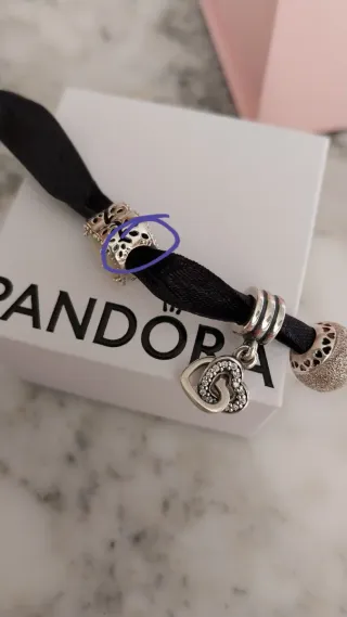 Pandora 3 Charms Corazón y Árbol de la Vida