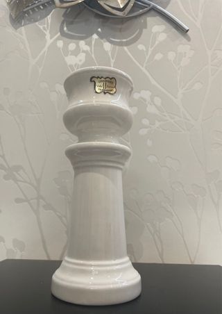 Portavelas cerámico artesanal VB ( Vilamarxant)