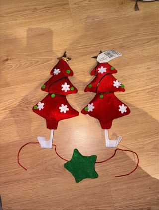 Decoración navideña para coche