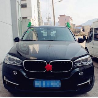 Decoración navideña para coche