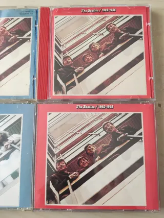 Lote 4 CDs The Beatles 1967-1970 y 1962-1966