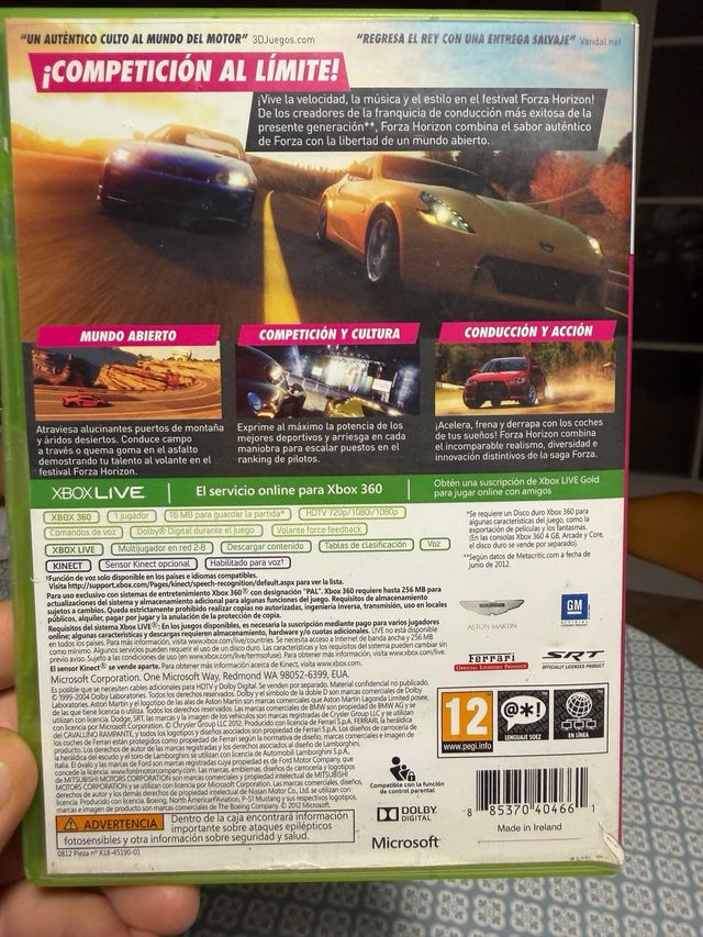 Kinect Xbox 360 + Pack Juegos Kinect