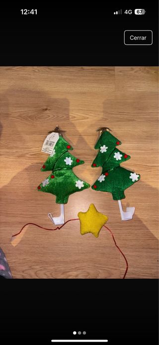 Decoración árbol Navidad coche