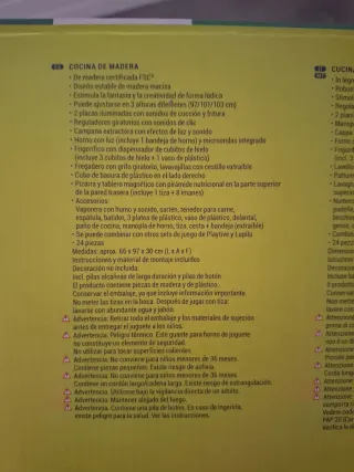 Cocina de madera infantil. Perfecto regalo Navidad