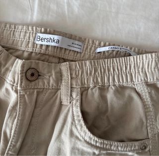 Pantalón cargo niña beige