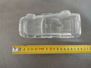 Corvette Fermacarte Vetro Cristallo