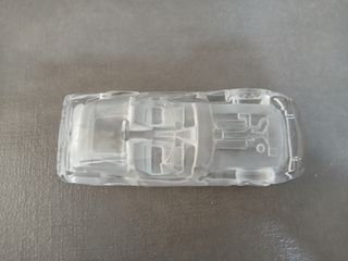 Corvette Fermacarte Vetro Cristallo