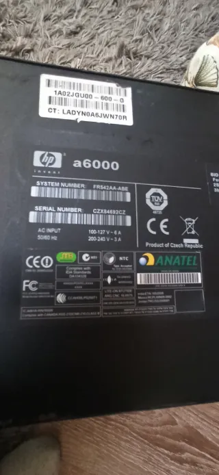 PC HP Torre, Monitor, Teclado y Ratón