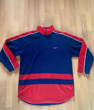 Polar Nike Vintage Azul y Rojo