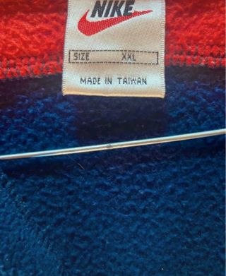 Polar Nike Vintage Azul y Rojo