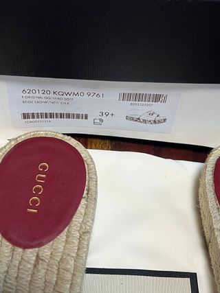 Espadrillas Gucci Marmont Tg. 39