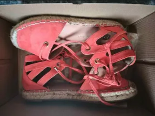 Alpargatas Esparto Naranja