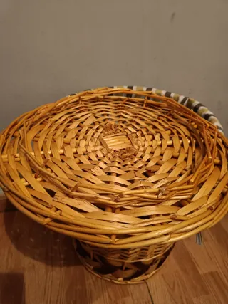 No envío Cesto para ropa sucia de mimbre