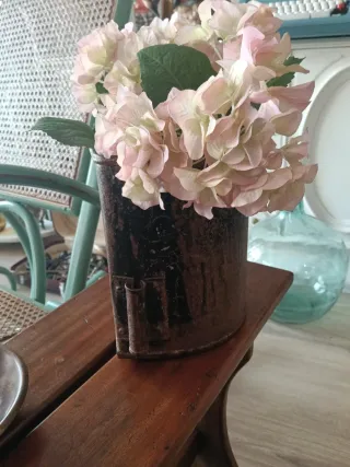 Cubo Noria Metálico Marrón