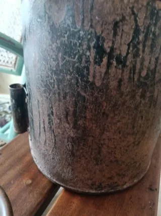 Cubo Noria Metálico Marrón