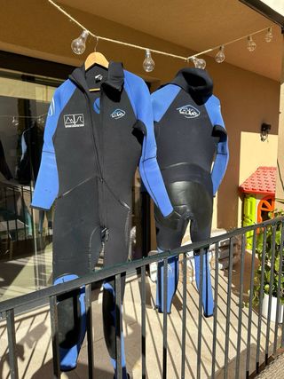 Neopreno Barranquismo Azul y Negro