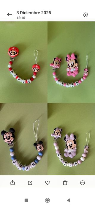 Chupeteros personalizados para los más peques