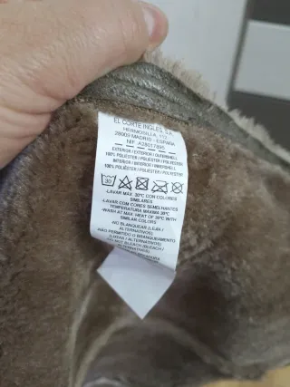 Abrigo invierno Corte Inglés Talla M -L