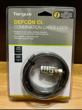Candado Cable Combinación Targus DEFCON CL