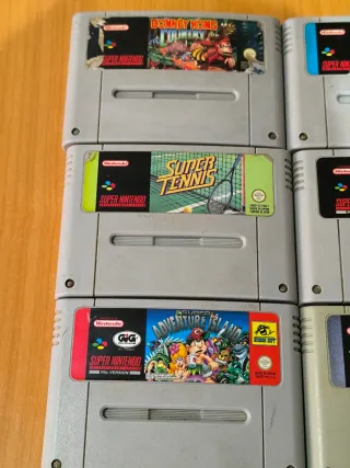 Lote 9 Juegos Super Nintendo SNES