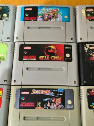 Lote 9 Juegos Super Nintendo SNES