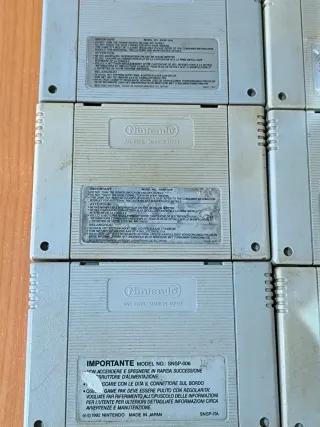 Lote 9 Juegos Super Nintendo SNES