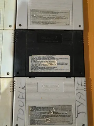 Lote 9 Juegos Super Nintendo SNES