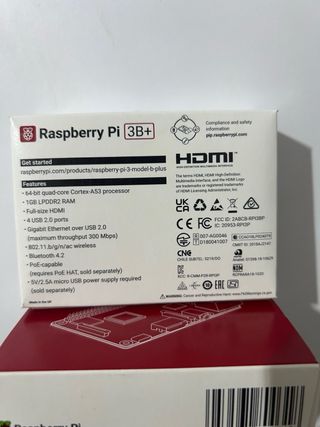 Raspberry Pi 3B+ 1GB, NUEVA.