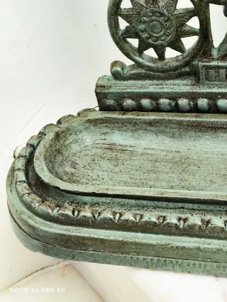 Paragüero Antiguo Hierro Fundido Estilo Inglés