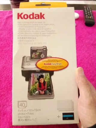 Kit Kodak Cartucho Color y Papel Foto