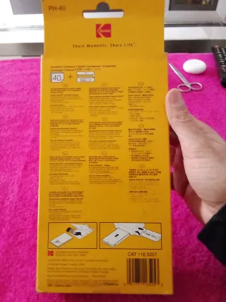 Kit Kodak Cartucho Color y Papel Foto