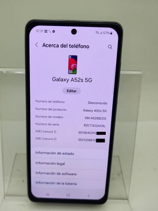 Smartphone SAMSUNG Galaxy A52s 5G 128GB 6GB