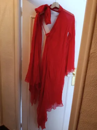 Vestido fiesta asimétrico Pedro del Hierro T36