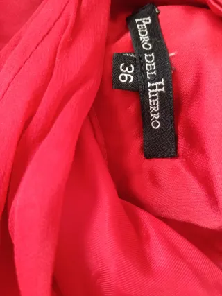 Vestido fiesta asimétrico Pedro del Hierro T36