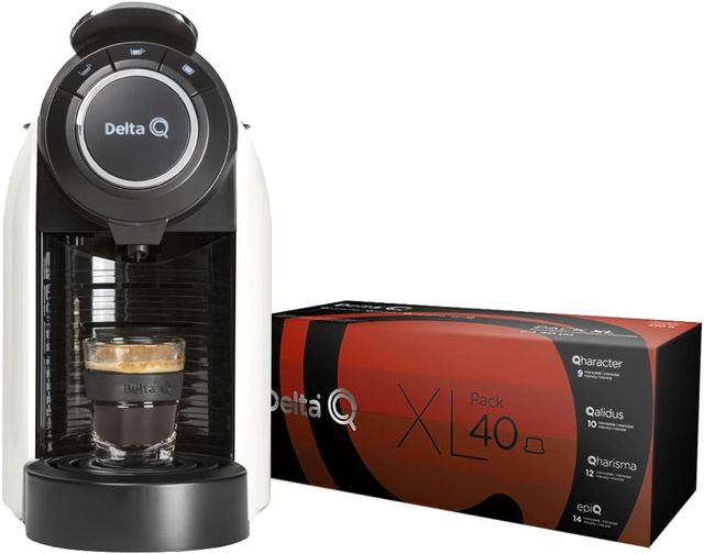 Cafeteira Delta Q Evolution Branca + Pacote de 40 Cápsulas