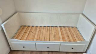 Cama Diván Ikea 3 Cajones Madera Blanca