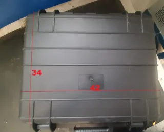 Maletín, caja estanca seguridad negro tipo IP55-