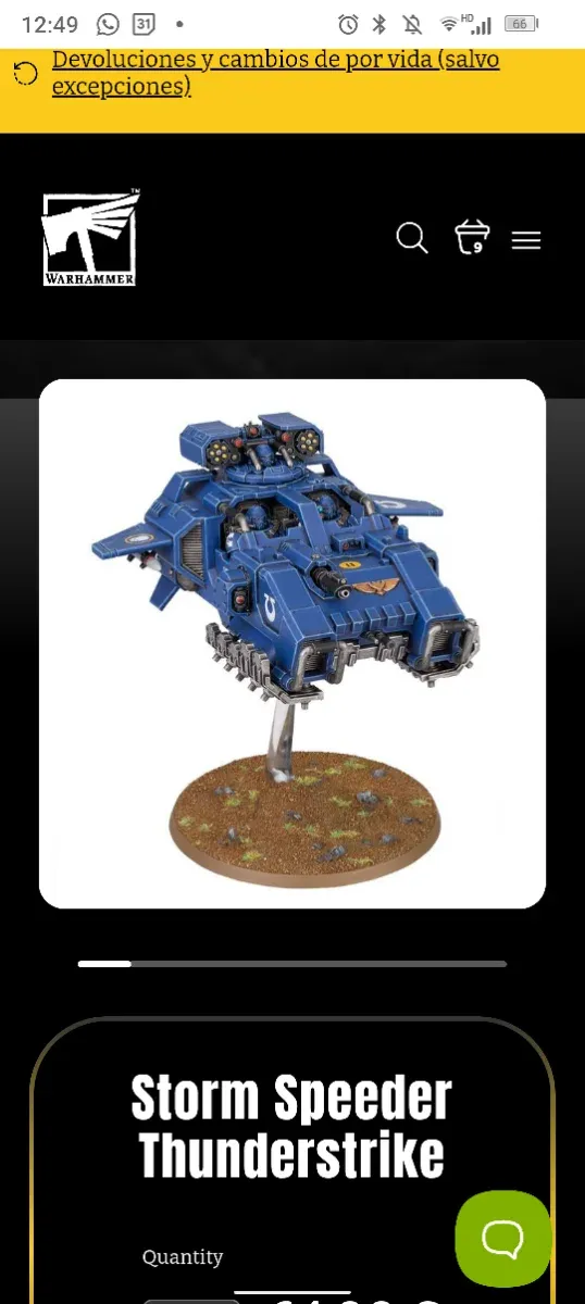 Storm Speeder (3 opciones montado)