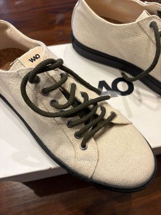 Scarpe WAO tela naturale sughero Made in Italy