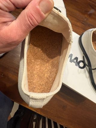 Scarpe WAO tela naturale sughero Made in Italy