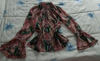 Blusa Sofía Chnoor Talla M Estampada