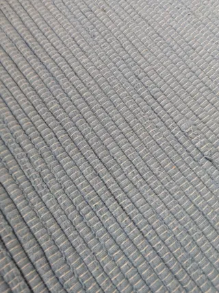 Alfombra de jarapa azul