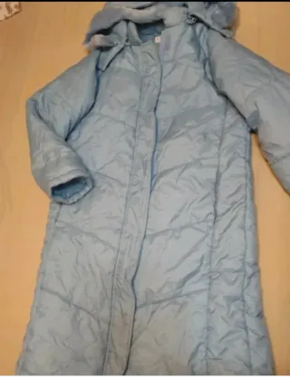Anorak largo azul