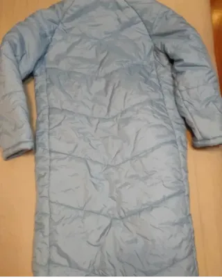 Anorak largo azul