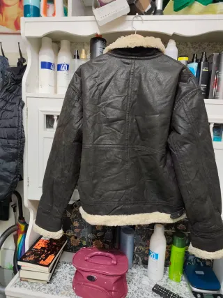 Chaqueta B3 Aviador Piel Marrón