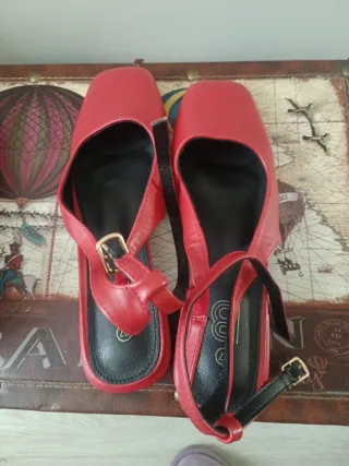 Zapatos rojos mujer talla 37