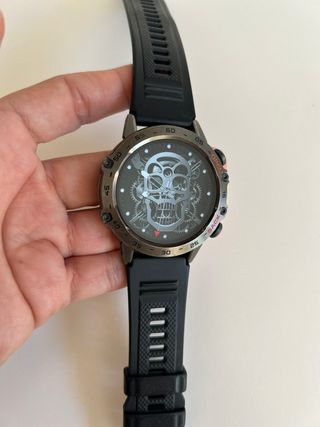 Smartwatch Militar Bluetooth Llamadas Negro/Plata